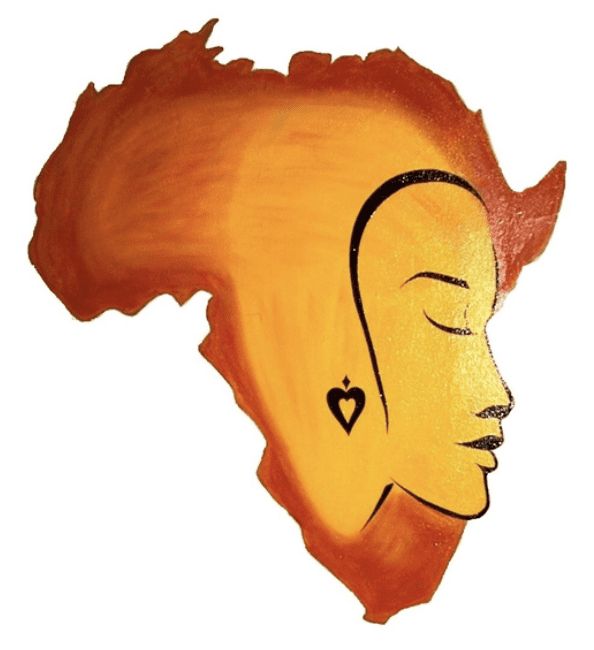 A painting of "Africa the Mother Land".