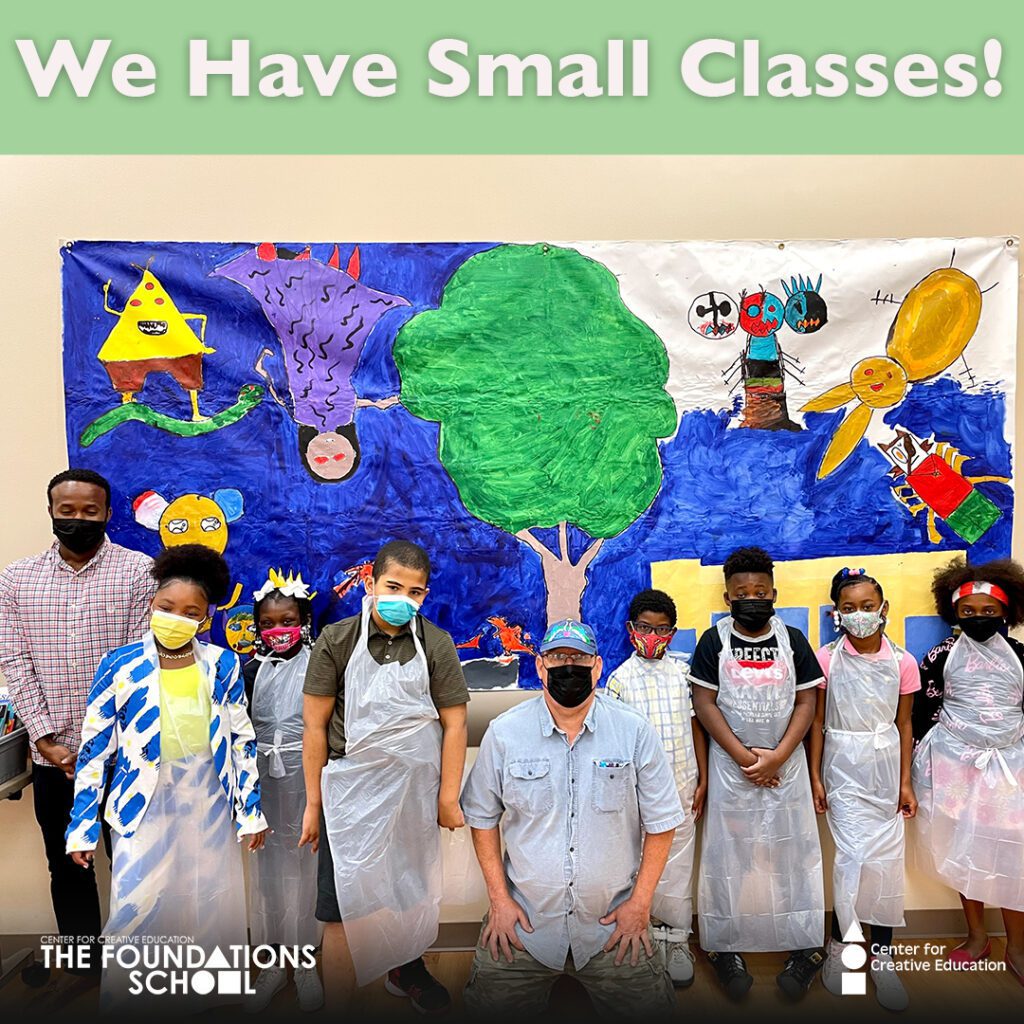 We offer small teacher-to-student ratio in classes.