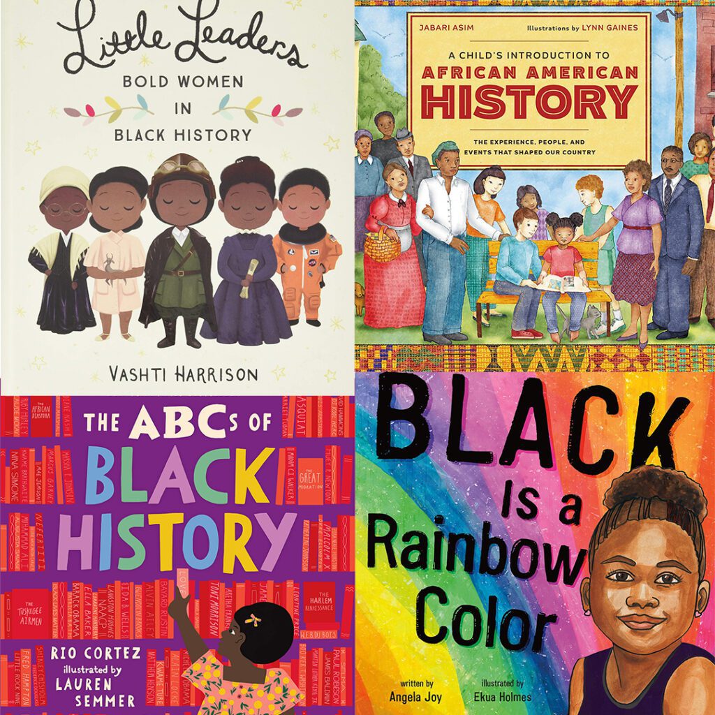 A captivating collection of children's books celebrating Black History Month, featuring empowering stories and influential figures.