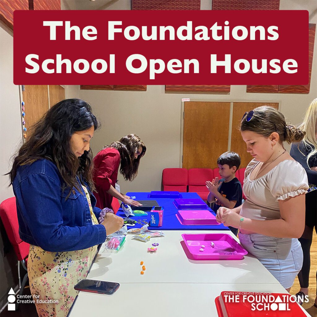 The open house event at The Foundations School.